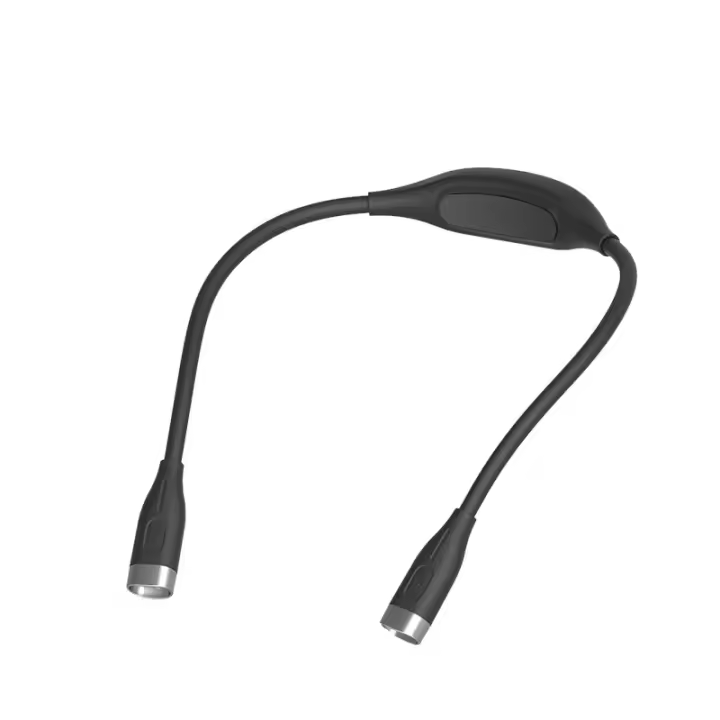 Lámpara de lectura LED, lámpara de cuello, lámpara de lectura con protección ocular para estudiantes, lámpara de cuello portátil con carga USB para correr de noche al aire libre - 1