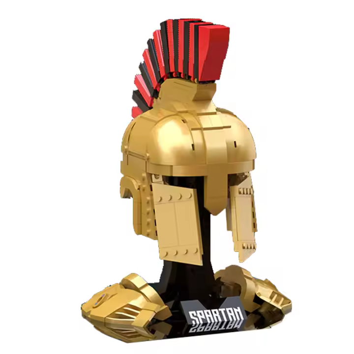 Bloques De Construcción Creativos 33900 Espadachín Medieval Modelo De Guerra Juguete De Rompecabezas Para Niños Regalo 590PCS Tamaño Pequeño Compatible Con Lego ABS Sin Batería - 1