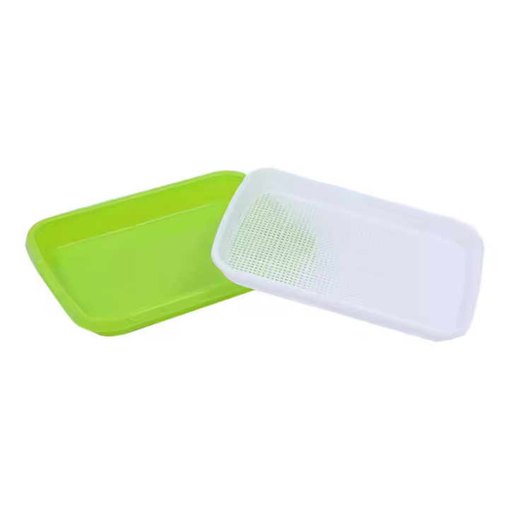 1pc Bandeja Para Semillas De Hortalizas Sin Suelo Para Jardín Casa Y Balcón Cultivo Hidroponico Bandeja Para Germinación De Semillas - 1