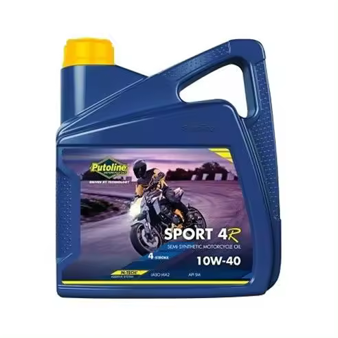 Aceite Putoline SPORT 4R 10W40 4 litros, aceite de moto semisintético | Máximo rendimiento en tu moto - 1