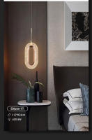 Lámpara Colgante Nórdica LED Para Decoración De Sofá Y Fondo Dorado Iluminación Pendente Interior Para Dormitorio Pasillo - details 9