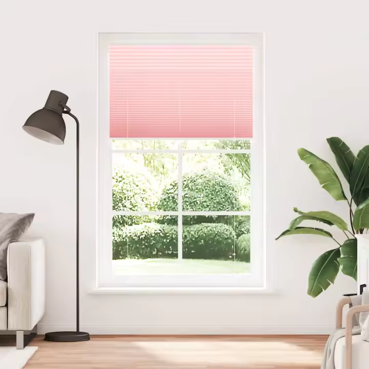 Estor Plisado rosa 120x200 cm Tela Ancho 119,4 cm Poliéster - 1