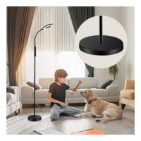 Lámpara de Pie 12W Forma Aro Luz LED, con Cuello Cisne Flexible Elegante en Negro. Lampara de Suelo de Bombilla LED 4 Colores y 6 Brillos Ajustables, Temporizador y Memoria. Flexibilidad 360°, Lampara para sala o dormitorio ¡Descubre tu iluminación ideal! - details 5