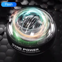 Bola De Poder En La Muñeca Con LED Inicio Automático Gyroscopio Entrenador De Mano Relajador De Músculos Del Brazo Equipo De Ejercicio Físico Para El Hogar Y Deporte - details 11