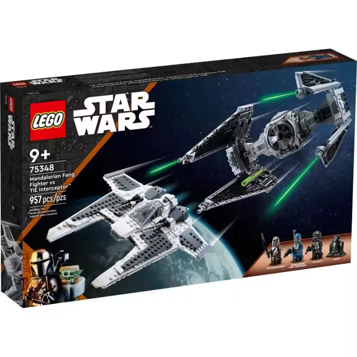 LEGO 75348: Star Wars Mandalorian Fang Fighter vs TIE Interceptor - 1