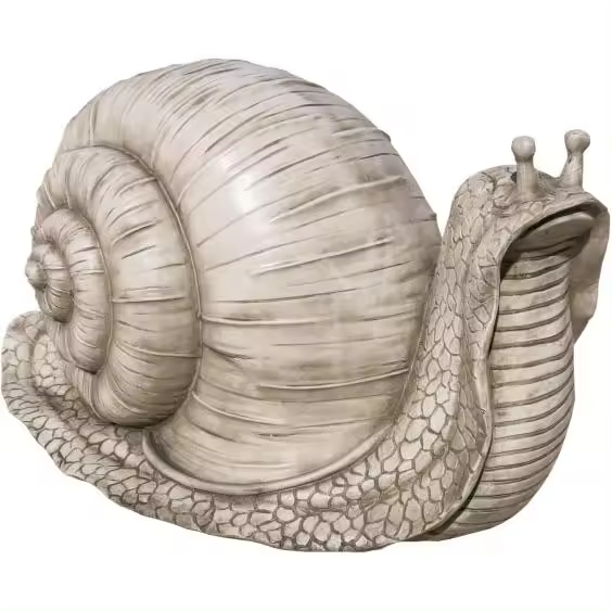 FIGURA DE PIEDRA DECORATIVA CARACOL BABOSO (VARIAS MEDIDAS). Marca ANAPARRA - 1