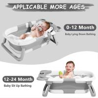 Bathería de Bebé plegable para bebés a Niños Pequeños with Monitor De Temp en tiempo real juego de Bebé plegable, juego aplicable de 0 a 36 més, Perfecto - details 0