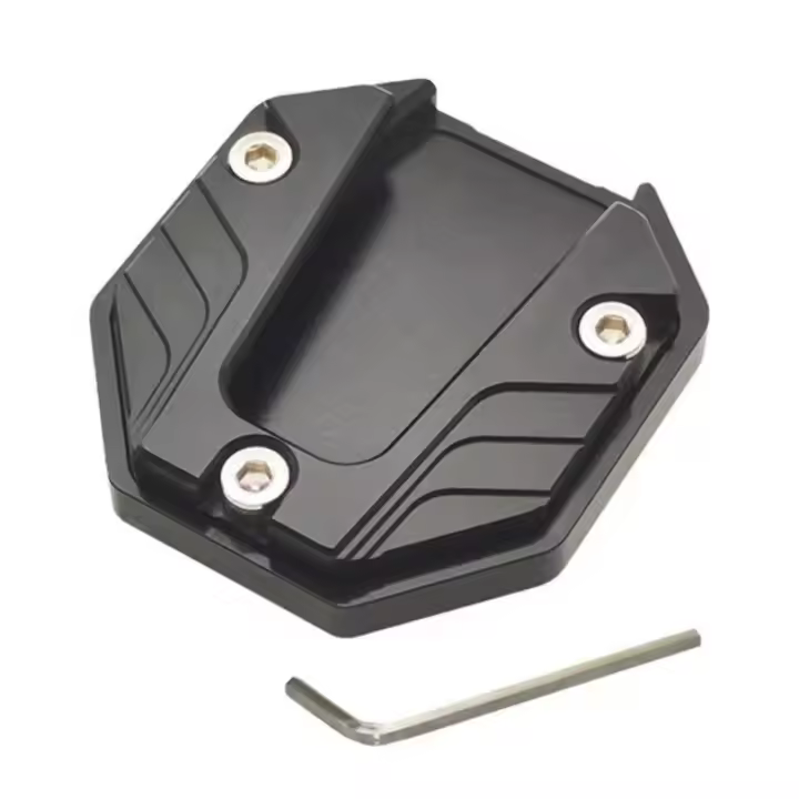 Almohadilla De Pies De Motocicleta Antideslizante Enlarger Base Soporte Extensión Para Scooter Moped Aleación De Aluminio CNC - 1