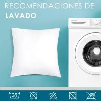 Relleno de Cojín Tela Suave 50x50 y 60x60 cm de Fibra Hueca Siliconada | Pack de 2/4/6 Unidades | Suave, Mullido, Antialérgico | Alta Recuperación | Para Sofá, Dormitorio, Salón o Coche - details 1