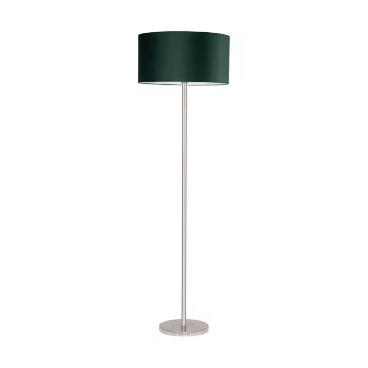 Lámpara de Pie Schelda, Metal, Verde, 50x50 cm x 166 - 1