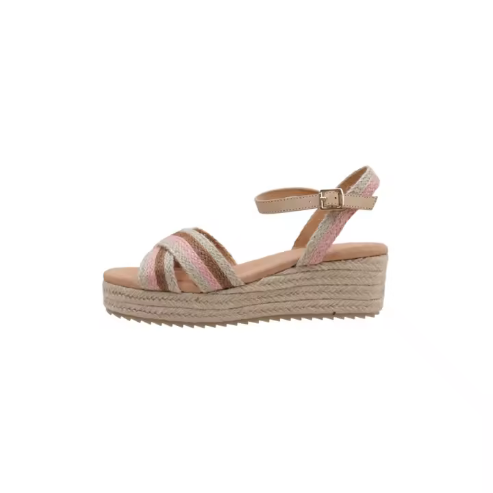 MTNG 59553 ESPARTO CON CUÑA Mujer Beige - Alpargatas de Verano - 1