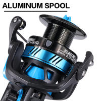 Carrete De Pesca Sougayilang 5.2:1 Ratio De Engranajes 5BB Carrete De Giro Para Agua Salada Con Bobina De Aluminio Máx Drag 10Kg Para Carpas Y Pesca En Río Lago Mar Y Playa - details 5