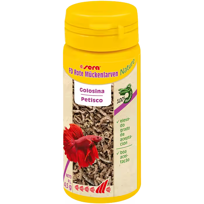 Sera FD Larvas rojas de mosquito Nature 50 ml (45g) - 1
