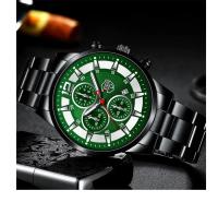 Reloj De Pulsera De Acero Inoxidable Para Hombre Moda Lujo Calendario Cuarzo Reloj Luminoso Para Negocios Con Fecha Completa - details 8