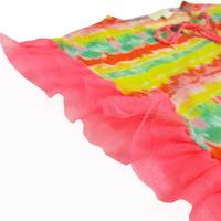 Vestido Kaftan Playa Poncho Niña o Mujer Petit Alo | Rejilla Tie Dye Rosa | Twinning Mamá e Hija- Talla 4 a 18 años S Mujer - details 3