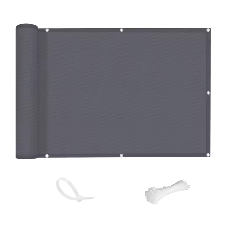 Manto De Sombra Impermeable Para Balcón Protección UV Del 70% Cubierta De Valla Para Patio Escudo De Sol Para Paredes De Madera Decoración De Jardín Y Piscina - 1