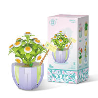 Eterno Bouquet De Rosas En Bloques De Construcción Pequeños Decoración De Escritorio Para Niñas 9 Estilos Bloques De Construcción Compatible Con Lego - details 1