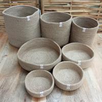 Conjunto de 3 Maceteros y 4 cestas de Yute - Decoración Hogar - Elige Estilo y Naturalidad para tu hogar - Marca ANIMS - details 0