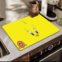 Alfombrilla De Cocina Looney Tunes T-Tweety Bird Absorbente Y Antideslizante Estilo Retro Para Secar Platos Y Cubiertos - details 4