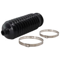 Kit De Repuesto Universal De Silicona Para Maletero De Dirección Y Bellotas De Piñón Herramienta De Mantenimiento De Coche Negro Con Abrazaderas Izquierda Y Derecha - details 3