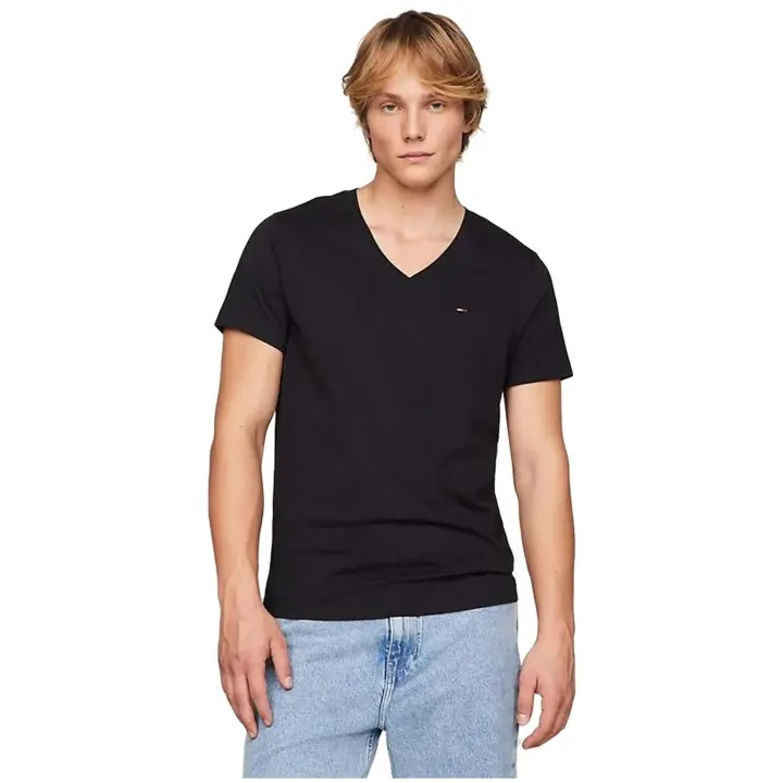 Camisetas De Manga Corta Tommy Hilfiger para Hombre en color Negro - 1