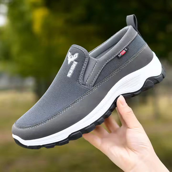 Zapatos De Tenis Casuales Para Hombres Transpirables De Malla Ligeros Antideslizantes Verano Primavera Envío Gratis - 1