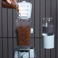 Comedero de Agua para Conejos, dispensador de Agua Colgante para jaula de mascotas, Cuenco para botella de Agua Automático para Colgar animales Pequeños para Gato Conejo (Azul) Fuente de Agua para Gatos y dispensador de Agua - details 1