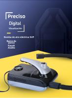 Bomba De Aire Eléctrica Para Bote De SUP 20PSI Compresor De Alto Presión Para Neumáticos De Coche Y Mattress De Natación Inflador De Tabla De Surf - details 2