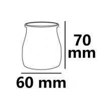 Velas aromáticas en vaso de vidrio ,perfumadas vaso yogurt 24 horas duracion,decoracion, cm,fespu - details 5