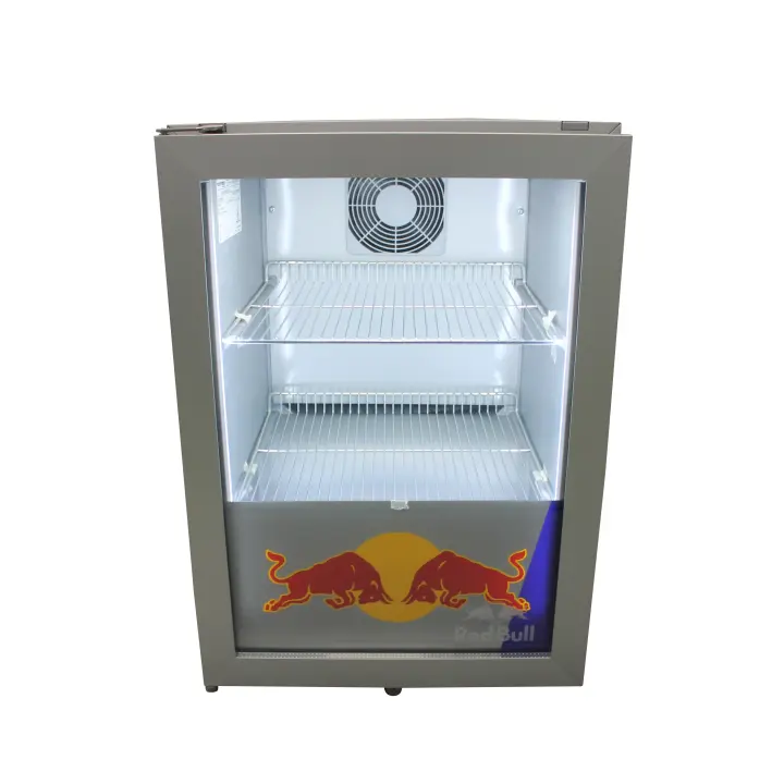 Red Bull Nevera con Llave y LED Interior Oficina, Habitación, Camping, Garaje, Tienda Red bull Frigorífico - SpazioLuzio - 1