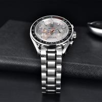 Reloj De Pulsera De Cuarzo Para Hombre BENYAR Lujo Nueva Marca 50M Impermeable Correa De Acero Inoxidable Cronógrafo Casual Para Hombres - details 5