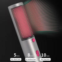 Secador de pelo 3 en 1 de un paso, cepillo de aire caliente，peine de aire caliente, herramienta de estilismo, secador de pelo, rizador de pelo liso. - details 3