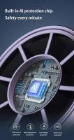 Abanico Portátil Mini De Alta Velocidad Recargable Silencioso Con Pantalla De Energía Display Fan De Aire Personal Mudo - details 11