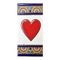 Letras y Números de Cerámica Esmaltada - Modelo ARCOS-Azul - 11cm (4.3") - Hecho en España - - details 2