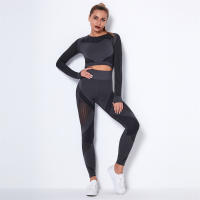 SSIT
Conjunto de Yoga sin costura Para Mujer, ropa Deportiva de 2 piezas, Short Top, sujetador, Leggings, traje de entrenamiento Para Gimnasio - details 34