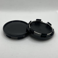 Juego De 4 Cubiertas De Eje Para Coche 62mm Negro Y Plateado ABS Protección Contra Polvo Accesorios De Modificación De Automóviles - details 4