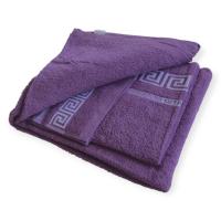 Juegos Toallas de baño algodón Portugués 500g de alta calidad set 3 - Simon en Lila gruesas y duraderas | Mercatienda.es - details 2