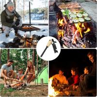 Arrancador de Fuego, iniciador de Fuego de Acero de pedernal, Encendedor de Barra de Hierro y magnesio, Encendedores para Camping, Aire Libre y Supervivencia - details 1