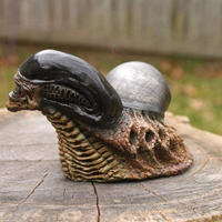 Estatua De Snail Aliens Figura De Resina Adorno De Modelo Regalo De Cumpleaños Figura De Héroe De Juego De Mesa Decoración De Jardín - details 5