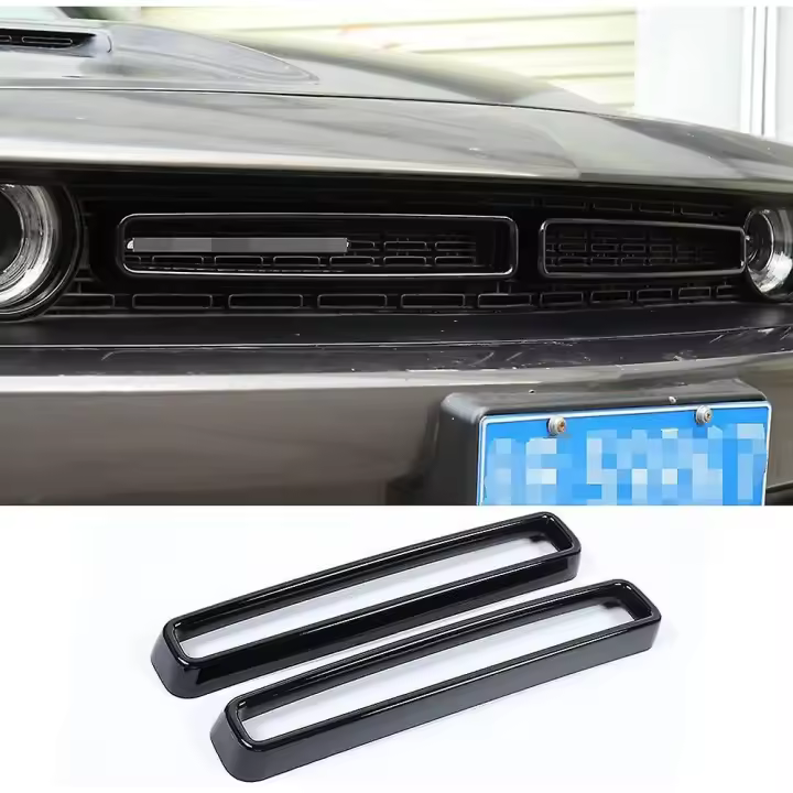 SSRGV Grille Inserts ABS Grill Cover Trim Kit Accesorios exteriores para 2015-2021 Dodge Challenger - 1