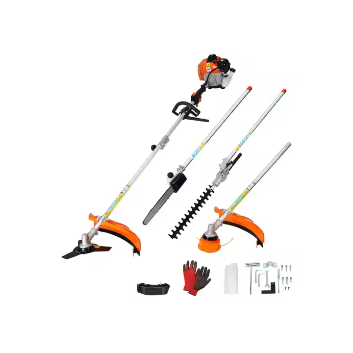Mediawave tienda desbrozadora 4 en 1 52cc motor gasolina 2 tiempo multifunción - 1