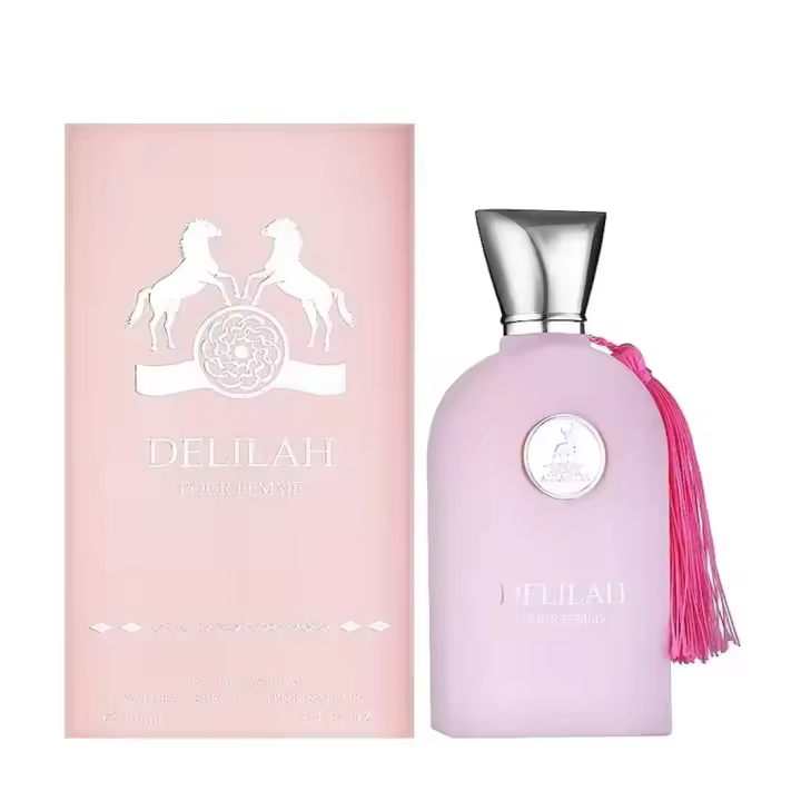 Perfume árabe de mujer DELILAH POUR FEMME MAISON ALHAMBRA 100ml,Fragancia floral, fresca, oriental ,Colonia de mujer  oriental Maison Alhambra NOVEDAD - 1