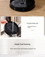 Organizador De Cocina Multifuncional Para Cuchillos Y Cucharas Almacenamiento De Cuchara Y Cuchillo Soporte De Drenaje De Plástico Para Uso Doméstico - details 10