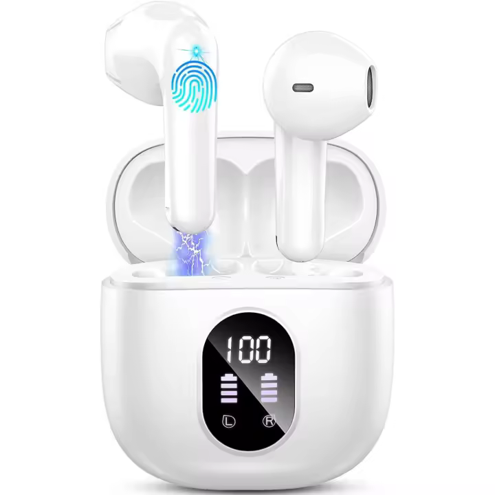 Auriculares Bluetooth 5,3 Con Reducción de Ruido y Micrófono Dual - 1