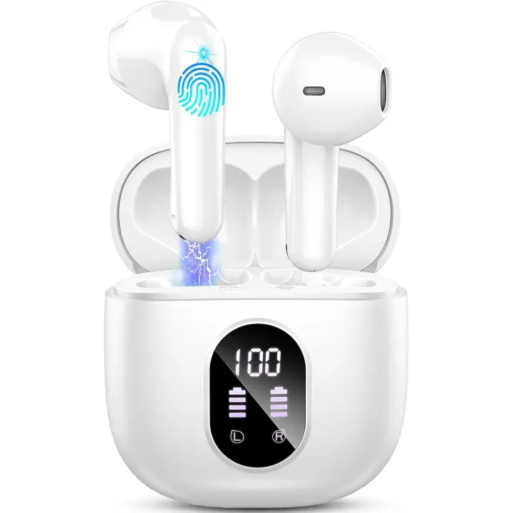Auriculares Bluetooth 5,3 Con Reducción de Ruido y Micrófono Dual - 1