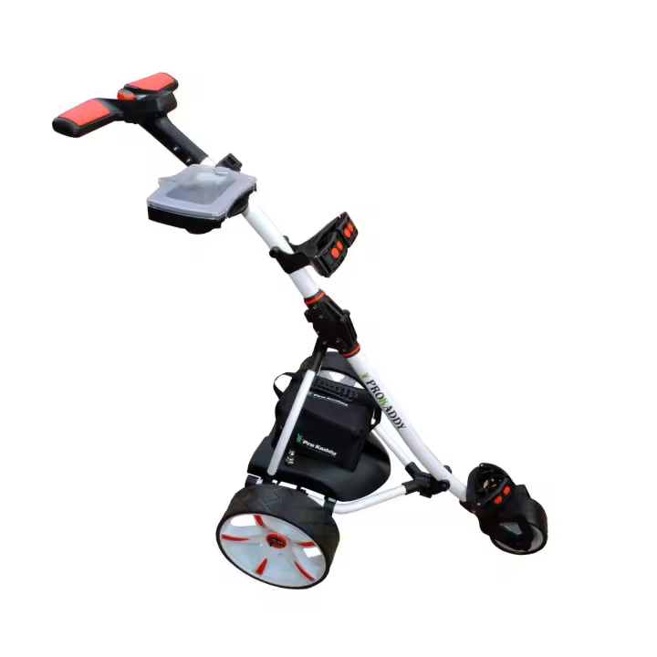 Prokaddy Carro Eléctrico de Golf S1T2 Blanco 33amp Ruedas Desmontables - 1