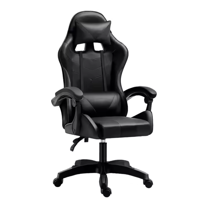 Silla Gaming para Escritorio, Oficina y Juegos Online Giratoria. Silla Cómoda de Altura Ajustable para Gaming ergonó\mica, de piel sintética.Silla racing de gaming videojuegos y de oficina. Es ergonómica y con diseño moderno.  (S001 7490 8490 ) - 1