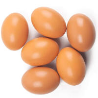 Huevos artificiales de madera lisa, herramienta agrícola para huevos de gallina, accesorios de anidación, 6 piezas - details 3