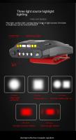 Linterna Frontal LED COB Con Sensor Y Repelente De Mosquitos Para Running Nocturno Senderismo Camping Ciclismo Resistente Al Agua Con Modos De Iluminación Variable - details 6