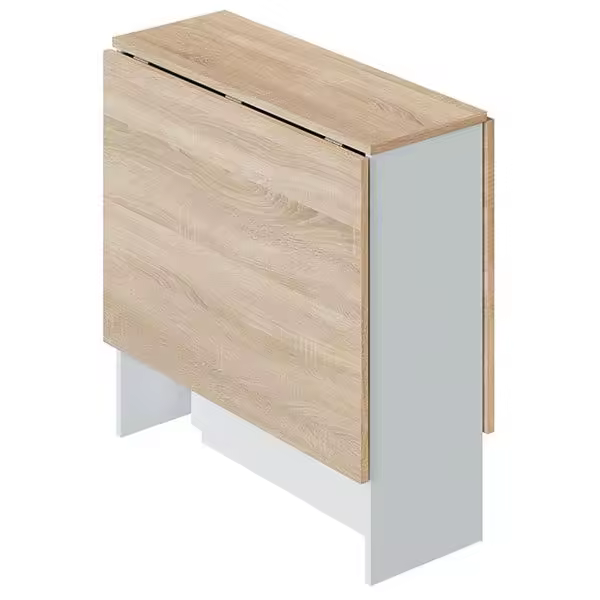 Mesa con alas abatibles Fly roble Canadian/blanco artik - 1
